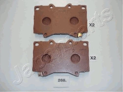 JAPANPARTS (PA268AF) Колодки TOYOTA LAND CRUISER/LEXUS 98-02