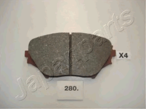 JAPANPARTS (PA280AF) Колодки торм.пер.