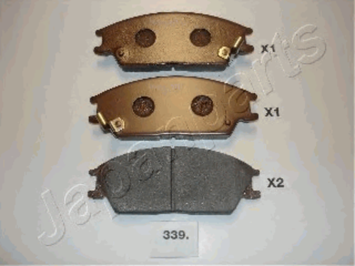 JAPANPARTS (PA339AF) Колодки торм.пер.