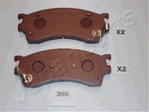 JAPANPARTS (PA399AF) колодки дисковые передние Mazda 626 1.8-2.52.0DXedos 6 1.6 16V2.0 92>