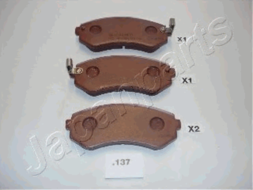 JAPANPARTS (PP137AF) Колодки торм. диск. задн.