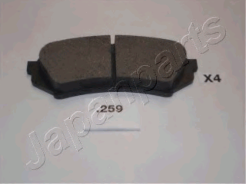JAPANPARTS (PP259AF) Колодки зад.TOYOTA LAND CRUISER/LEXUS 98-02