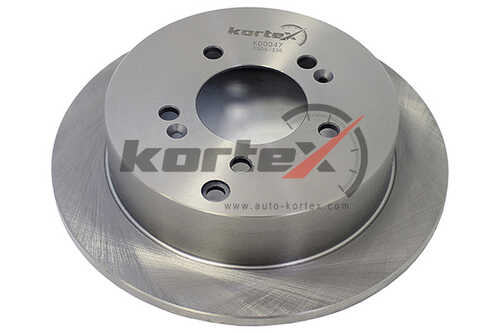 KORTEX (KD0047) Диск тормозной HYUNDAI ix35/SANTA FE (SM)/TRAJET/TUCSON/KIA SPORTAGE 04- задний
