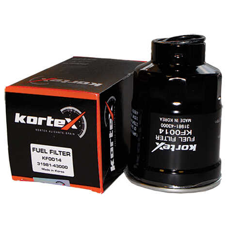 KORTEX (KF0014) Фильтр топливный HYUNDAI PORTER /H-1/H-100/MITSUBISHI PAJERO/L200 2.5 DIESEL