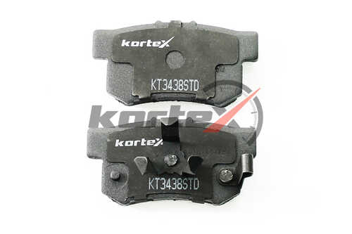 KORTEX (KT3438STD) Колодки тормозные HONDA ACCORD 2.0-2.4 АКПП 08-/CR-V II 02-06/FR-V 05- задние