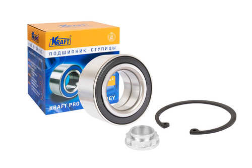 KRAFT (KT204579) Подшипник ступицы переднего колеса, комплект BMW 3 (E90,E91,E92,E93) (05-) 2.0i-
