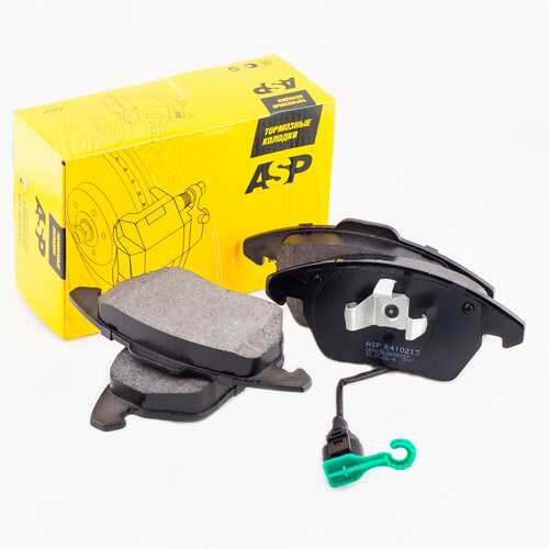 ASP (K410213) Колодки передние AUDI A1/A3, VW Golf/Caddy/Polo/Jetta/Passat, Skoda ASP K410213