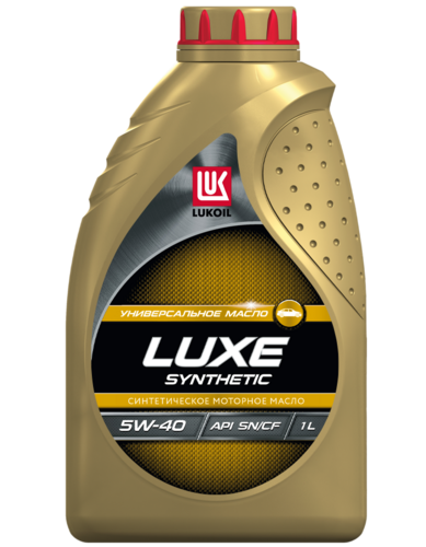 ЛУКОЙЛ (207464) Масло моторное синтетическое LUKOIL LUXE 5W-40, API SN/CF 1Л 207464
