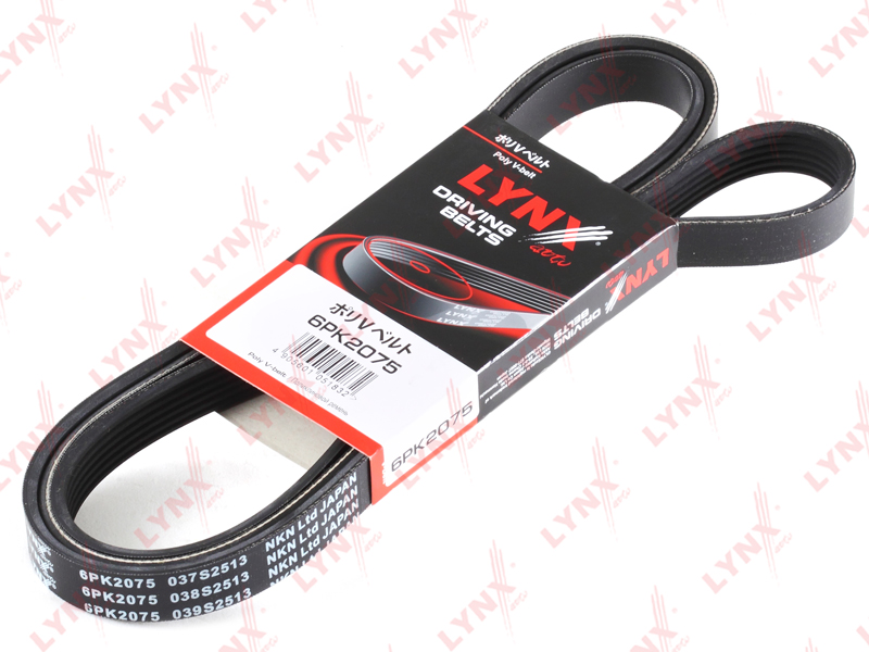 LYNXAUTO (6PK2075) Ремень п/к 