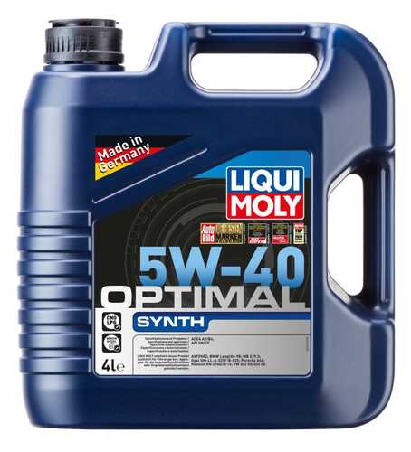 LIQUI MOLY (3926) Масло моторное LIQUI MOLY Optimal 5W-40 4л.