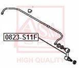 ASVA (0823S11F) Тяга стабилизатора SUBARU FORESTER -07 передн.