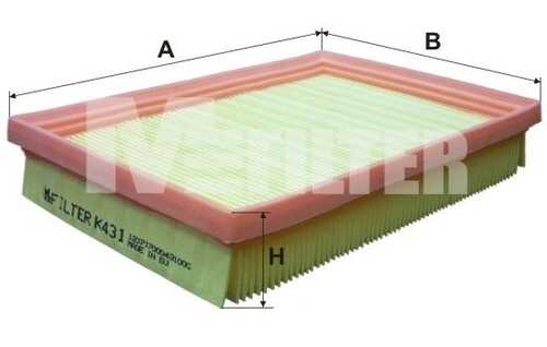 MFILTER (K431) Воздушный фильтр