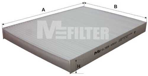 MFILTER (K910) Фильтр салона воздушный