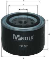 MFILTER (TF57) Фильтр масляный