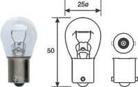 MAGNETI MARELLI (008506100000) Лампа MAGNETI MARELLI галогеновая P21W BA15S 21W
