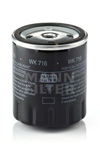 MANN-FILTER (WK716) Фильтр топливный MB W123/W460 2.0D-3.0D 76-85