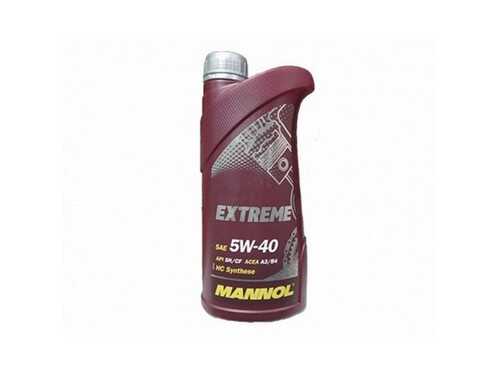 MANNOL (1020) Масло моторное 5W40 MANNOL 1л  НС-синтетика Extreme SN/CF, A3/B4