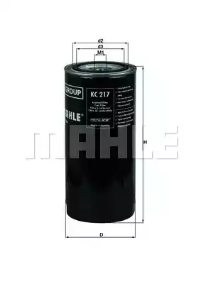 MAHLE-KNECHT (KC217) Фильтр топливный