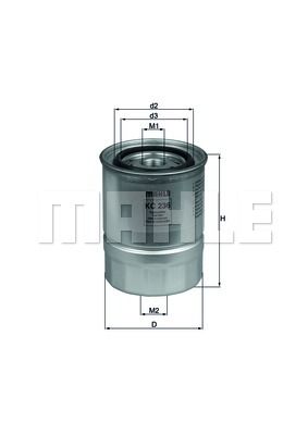 KNECHT-MAHLE (KC236) Фильтр топливный KC236