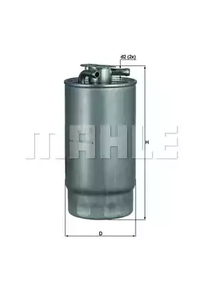 MAHLE-KNECHT (KL1601) Фильтр топливный