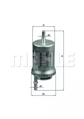 MAHLE-KNECHT (KL1766D) Фильтр топливный