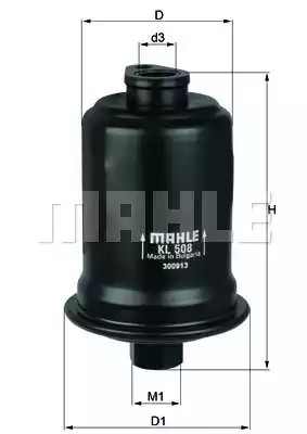 MAHLE-KNECHT (KL508) Фильтр топливный