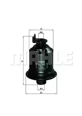 MAHLE-KNECHT (KL509) Фильтр топливный