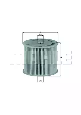 MAHLE-KNECHT (KX85D) Фильтр топливный