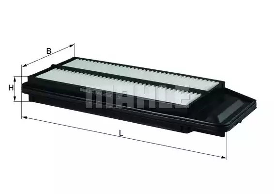 KNECHT (LX1945) Фильтр воздушный HONDA: ACCORD VII (CL) 2.0i 16V/2.4i 16V mtrs. K20A6/K24A/K24A3 03-08, ACCORD TOURER (CM) 2.0i 16V/2.4i 16V mtrs. K20A6/K24A/K24A3 03-08