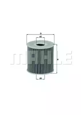 MAHLE (OX192D) Фильтр масляный NISSAN: ALMERA II (N16) 2.2Di 03/00-03/03, ALMERA TINO (V10) 2.2Di 08/00-03/03, PRIMERA (P12/WP12) 2.2Di 03/02-03/03, X-TRAIL (T30) 2.2DCi 06/01-09/03