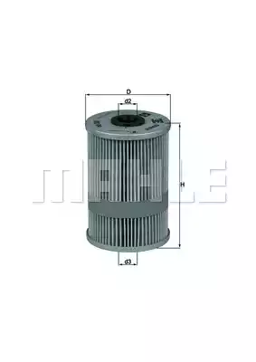 MAHLE (OX99) Фильтр масляный