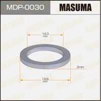 MASUMA (MDP0030) Шайба (прокладка) для болта маслосливного MASUMA HYUNDAI 14.3x19.8x2 [уп.50