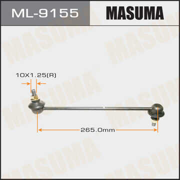 MASUMA (ML9155) тяга стабилизатора переднего Mitsubishi Outlander 2.0DI-D2.2DI-D2.4 16V 07>