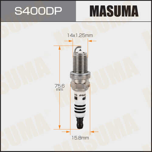 MASUMA (S400DP) Свеча зажигания DOUBLE IRIDIUM