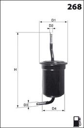 MECAFILTER (ELE6018) Фильтр топливный