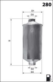 MECAFILTER (ELE6109) Фильтр топливный
