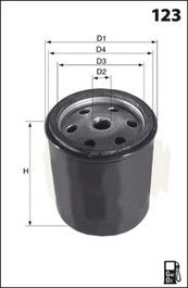 MECAFILTER (ELG5508) Фильтр топливный