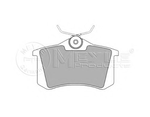 MEYLE (0252096117) Тормозные колодки
