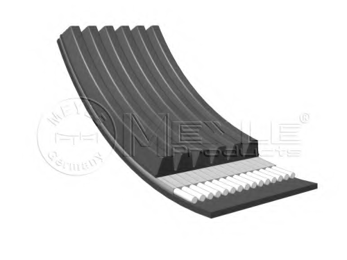 MEYLE (0500061045) Ремень поликлиновый VW G3/B3/B4/T4 дизель/FOCUS 2 MEYLE 050 006 1045