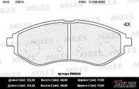 MILES (E100022) Колодки тормозные CHEVROLET AVEO 1.2-1.4 06- передние SemiMetallic