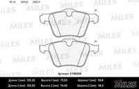 MILES (E100305) Колодки тормозные FORD S-MAX/VOLVO S60/S80/V70/XC70 06- передние SemiMetallic