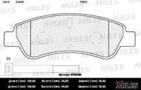 MILES (E110090) Колодки тормозные CITROEN JUMPER/FIAT DUCATO/PEUGEOT BOXER 06- зад. SemiMetallic