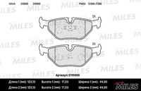MILES (E110099) Колодки тормозные BMW E32/E34/E36/Z3 >03 задние