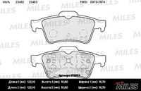 MILES (E110113) Колодки тормозные NISSAN PRIMERA (P12) 02-/RENAULT LAGUNA 01- зад. SemiMetallic