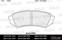 MILES (E110221) Колодки тормозные TOYOTA LAND CRUISER 100/LEXUS LX470 98>07 задние SemiMetallic