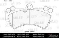 MILES (E400272) Колодки тормозные VOLKSWAGEN TOUAREG 03>/PORSCHE CAYENNE 03> перед. LowMetallic