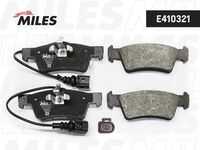 MILES (E410321) Колодки тормозные VOLKSWAGEN TOUAREG 02-10 задние с датч. LowMetallic