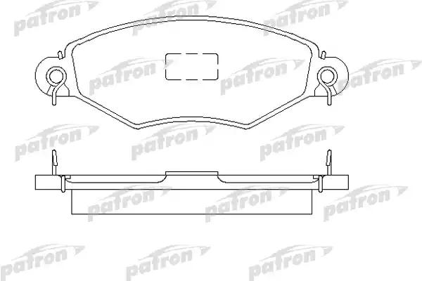 PATRON (PBP1135) Колодки тормозные дисковые