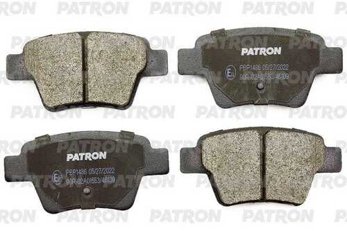 PATRON (PBP1486) Колодки тормозные дисковые