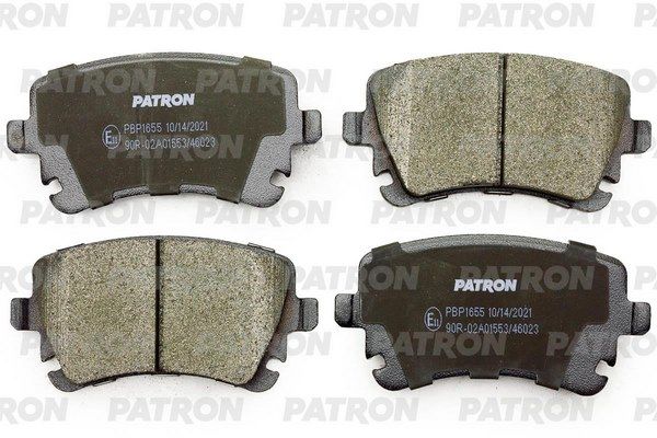 PATRON (PBP1655) Колодки тормозные дисковые